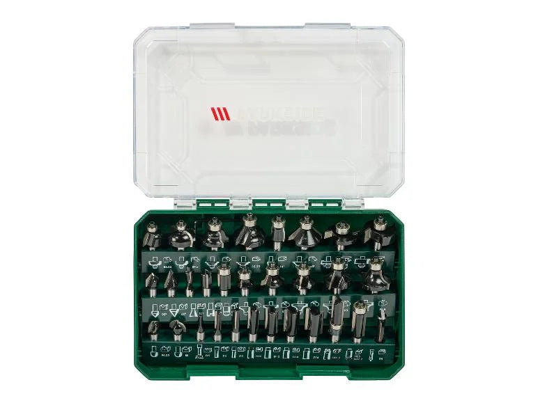 Fraises à bois pour toupie, lot de 30