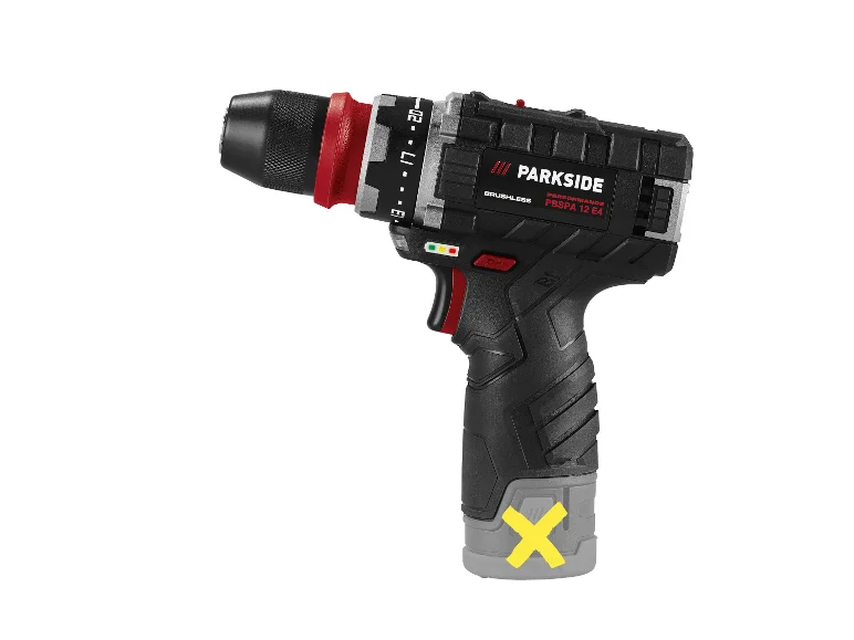 Taladro atornillador inalámbrico + Batería + Cargador, 12 V